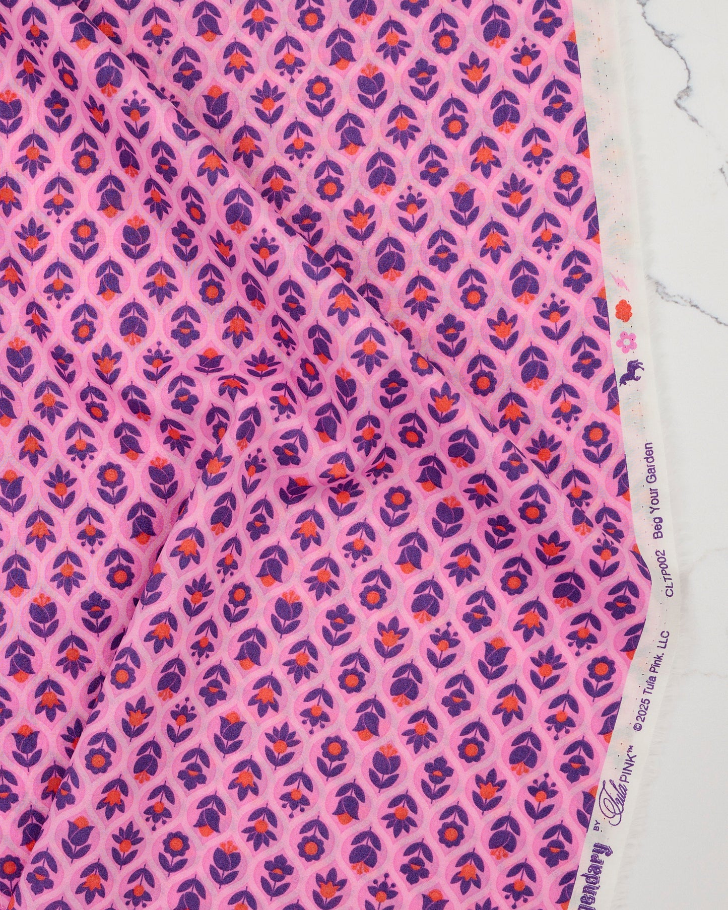Beg Your Garden in Sugar Plum COTTON LAWN - Legendary by Tula Pink - Half Yard (Preorder)