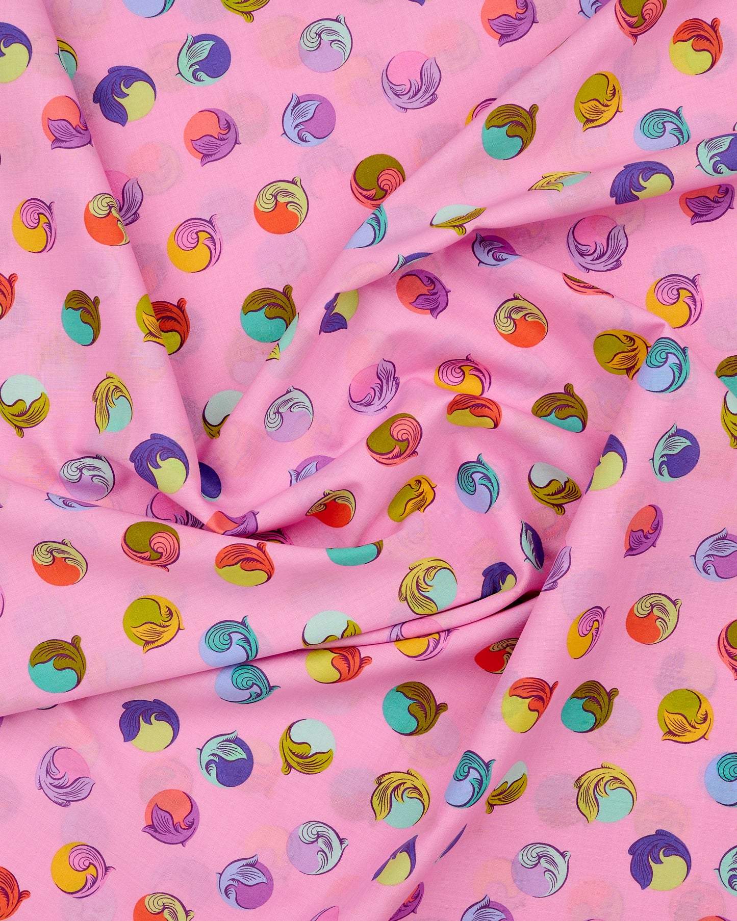 Gumdrop in Wild Orchid COTTON LAWN - Legendary by Tula Pink - Half Yard (Preorder)