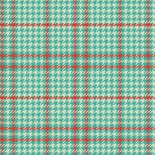 Christmas in Color - Holiday Check in Peppermint - AGF Studio - CMC-25412 - Half Yard (Preorder)