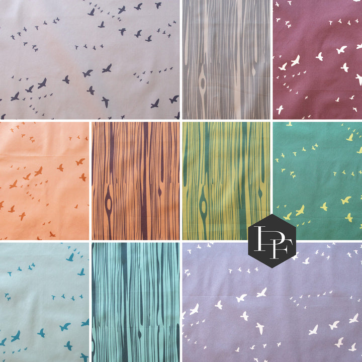 Camp Basics Fat Quarter Bundle, 10 Pieces {Poplin} - by JayCyn Designs (Preorder)