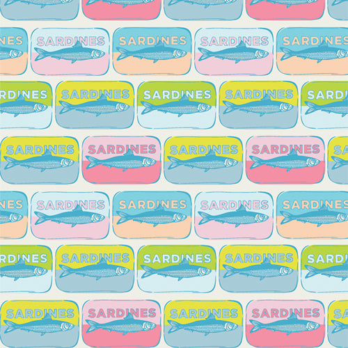 Mar de Sardinhas quilting fabric, part of the Costeira fabric collection by AGF Studio (SKU: COS87307)