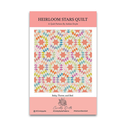 Heirloom Stars Quilt Pattern - Ashlee Doyle - CQ 019 - Printed Pattern