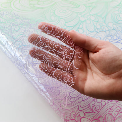 Making Waves Vinyl - Floral Reef by Tula Pink - 18" x 25" (Preorder)