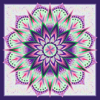 Carnival Flower Quilt Kit - Fabric Only (Preorder)