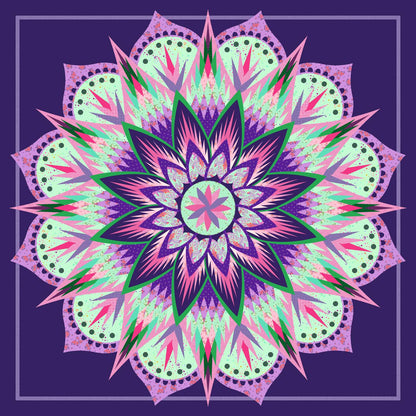 Carnival Flower Quilt Kit - Fabric Only (Preorder)