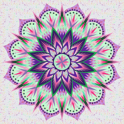 Carnival Flower Quilt Kit - Fabric Only (Preorder)