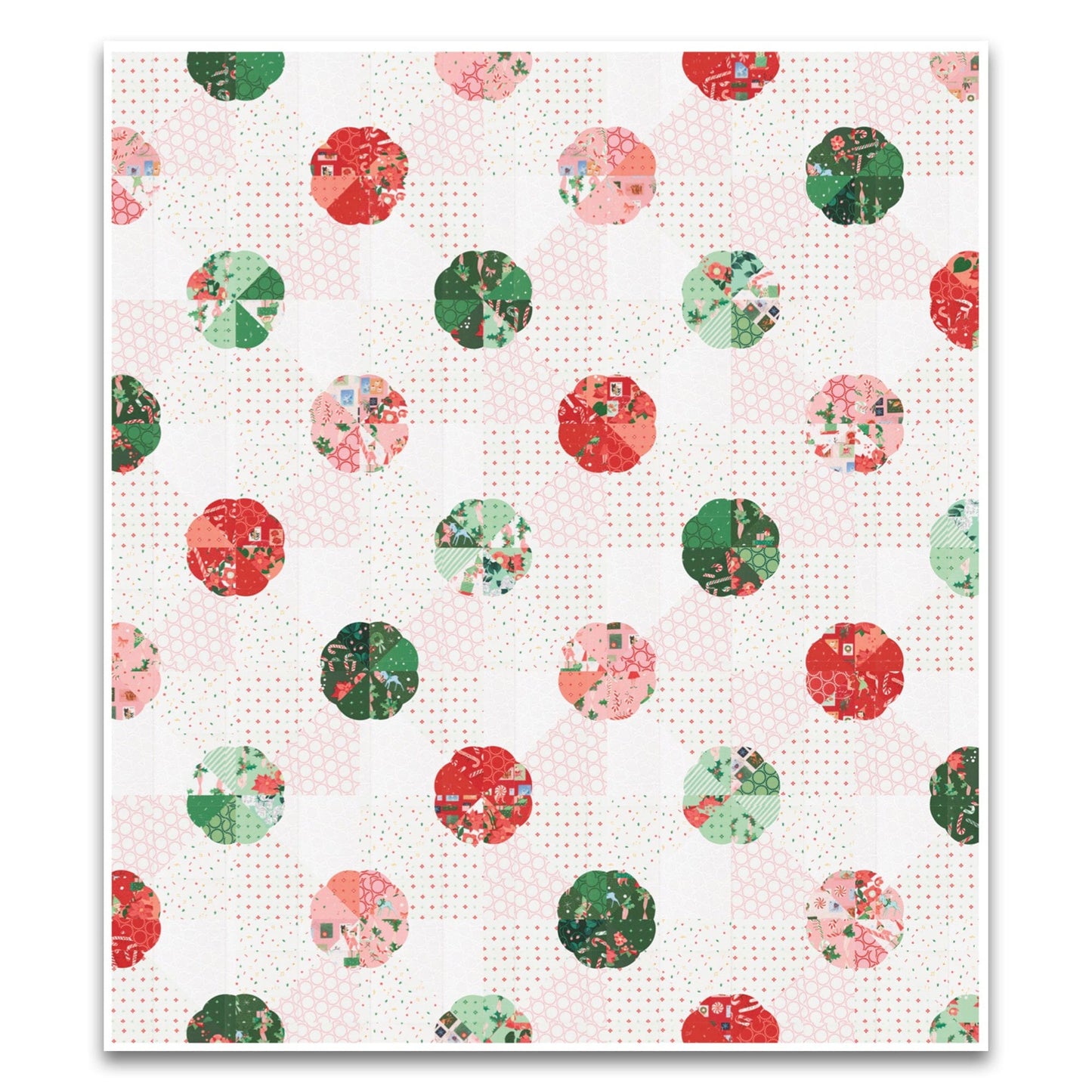 Tiny Christmas - Chelsea Buns Quilt Kit - Lizzy House - Fabric Only