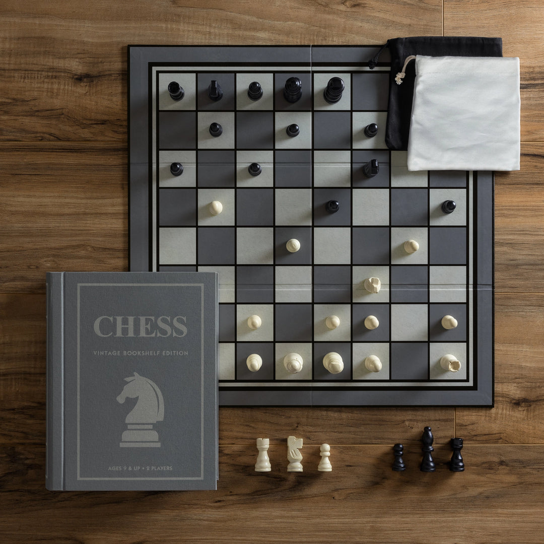 Chess - Vintage Bookshelf Edition - Game Box