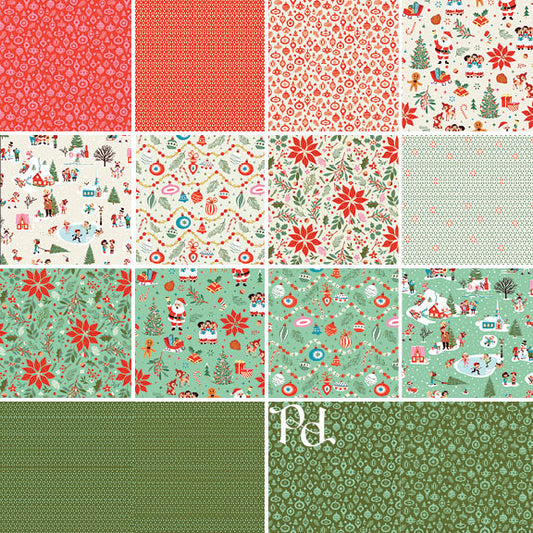 Christmas Cheer Half Yard Bundle 14 pcs (Preorder)