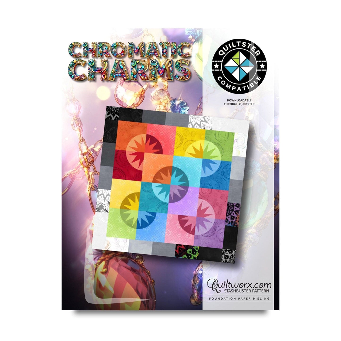 Chromatic Charms Pattern - Quiltworx - JNQ00290P1 - Printed Pattern