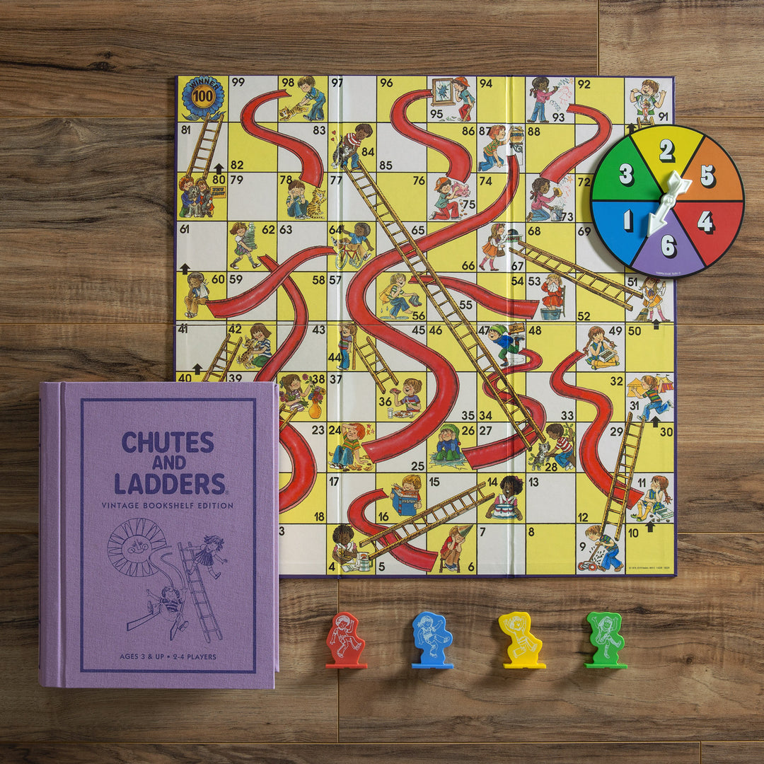 Chutes and Ladders - Vintage Bookshelf Edition - Game Box