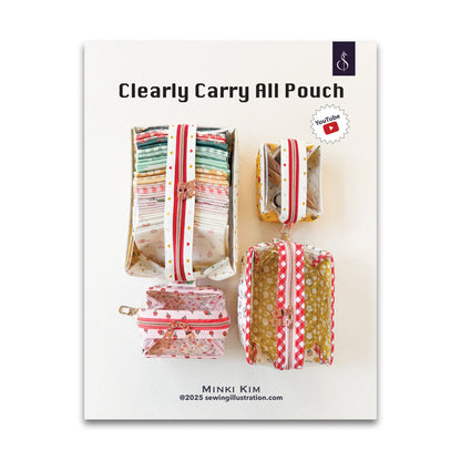 Clearly Carry All Pouch Pattern by Minki Kim