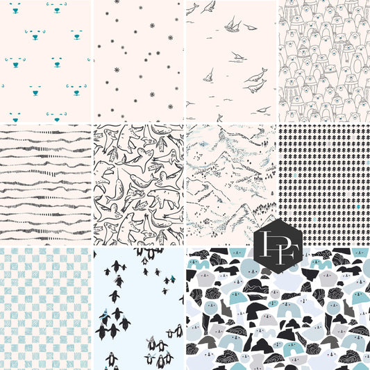 Artic Tale Capsule - 11 Piece Fat Quarter Bundle - AGF Studio - FQ.AGF.ARCTIC