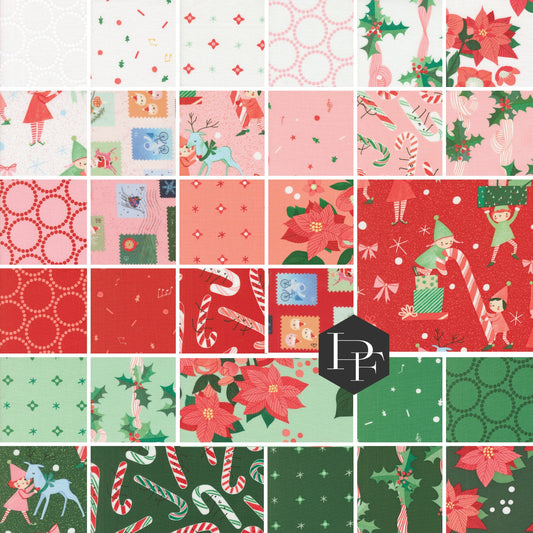 Tiny Christmas - Half Yard Bundle of 31 pieces - Lizzy House - HYLH.TINYCHRISTMAS