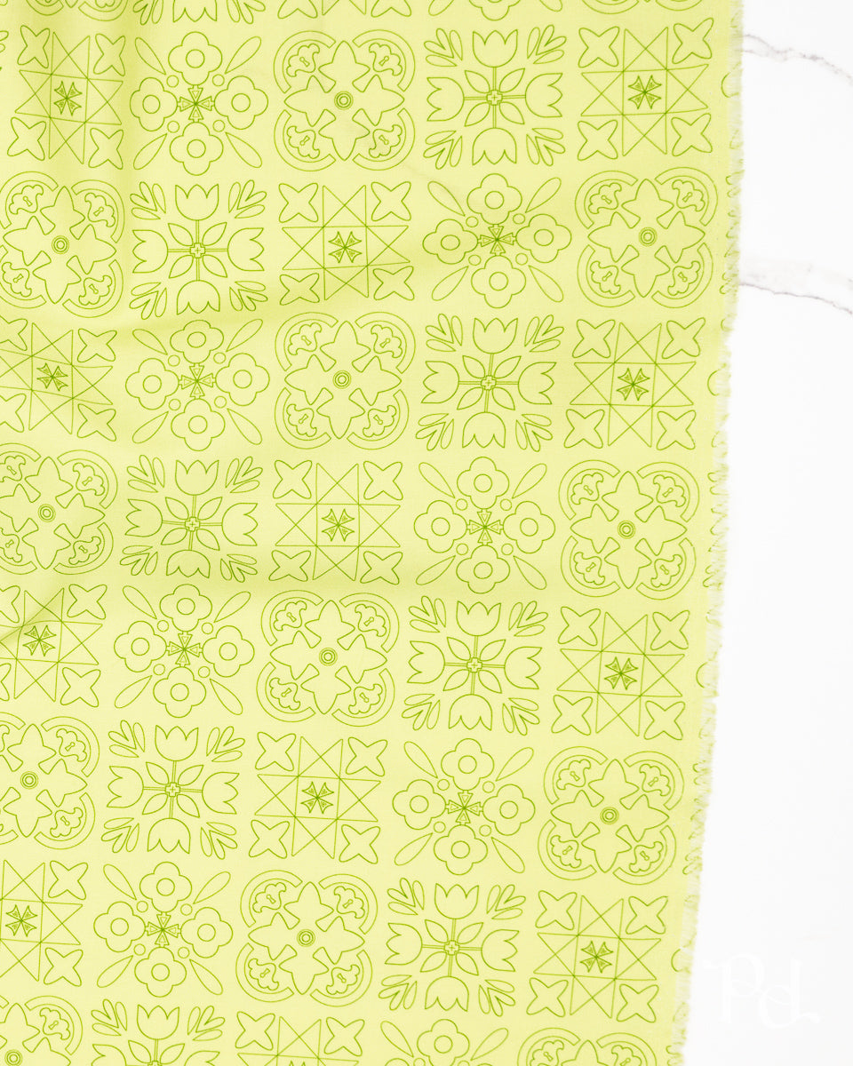 Bandana Light Grass - Color Camp Grove by Alison Glass - Half Yard Fabric (Preorder)