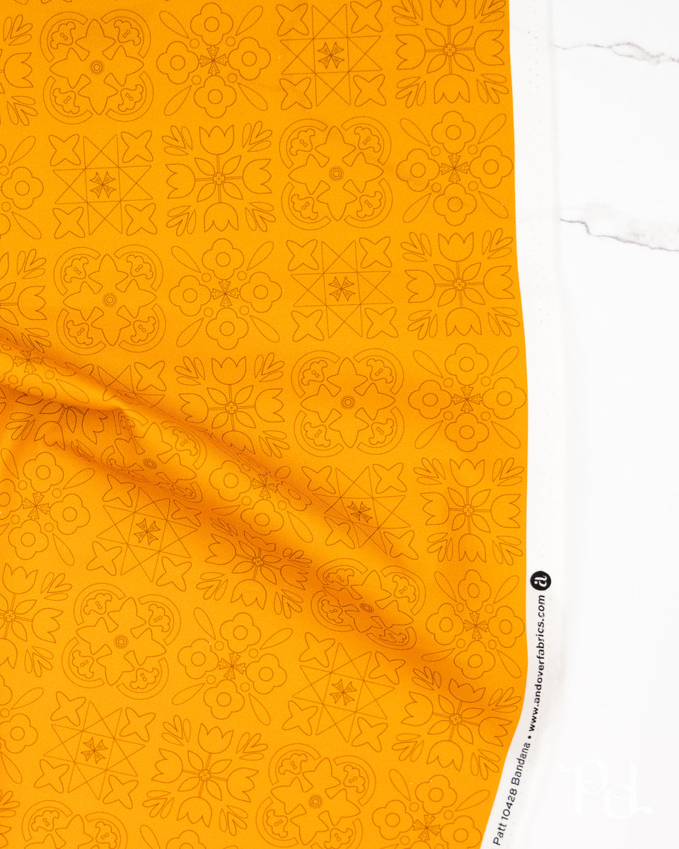 Bandana Marigold - Color Camp Sun by Alison Glass - Half Yard Fabric (Preorder)