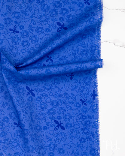 Bee Violet - Color Camp Dusk by Alison Glass - Half Yard Fabric (Preorder)