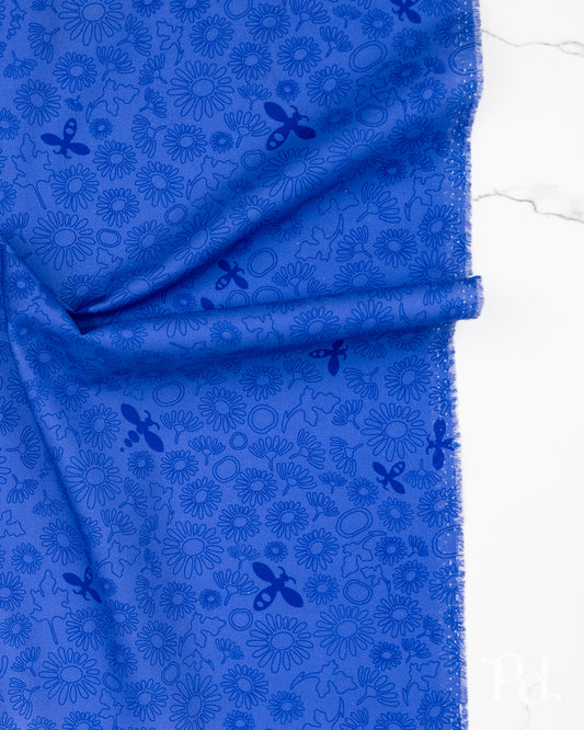 Bee Violet - Color Camp Dusk by Alison Glass - Half Yard Fabric (Preorder)