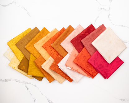 Color Camp Sun Fat Quarter Bundle by Alison Glass, 21 pieces (Preorder)