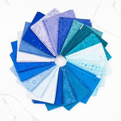 Color Camp Dusk Full Yard Bundle by Alison Glass, 21 pieces (Preorder)