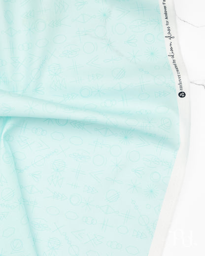 Gameday Lighter Aqua - Color Camp Grove by Alison Glass - Half Yard Fabric (Preorder)