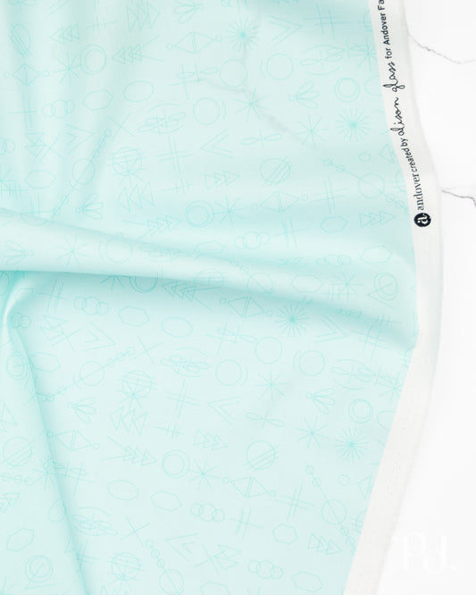 Gameday Lighter Aqua - Color Camp Grove by Alison Glass - Half Yard Fabric (Preorder)
