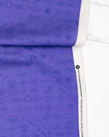 Game Day Pansy - Color Camp Bloom by Alison Glass - Half Yard Fabric (Preorder)
