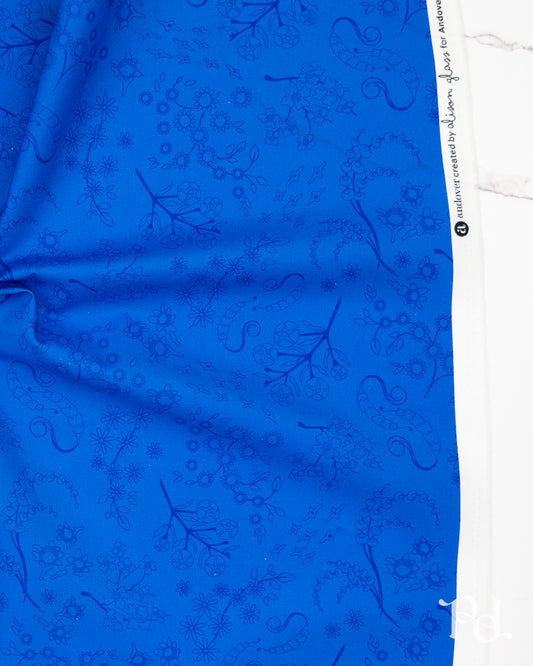 Nestled Blueberry - Color Camp Dusk by Alison Glass - Half Yard Fabric (Preorder)