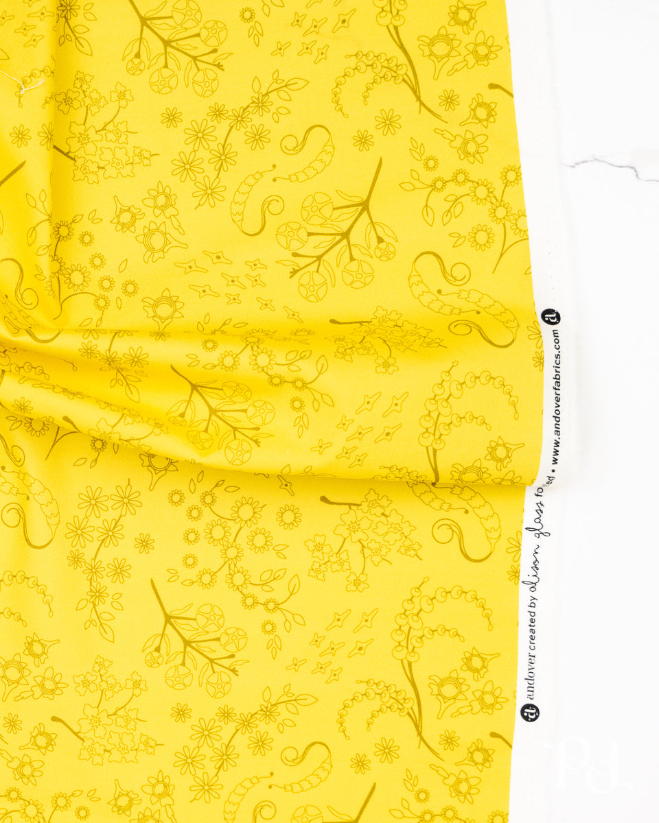 Nestled Light Lichen - Color Camp Grove by Alison Glass - Half Yard Fabric (Preorder)