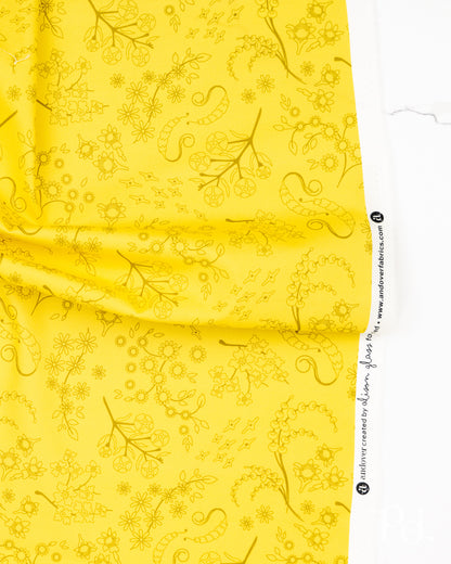 Nestled Light Lichen - Color Camp Grove by Alison Glass - Half Yard Fabric (Preorder)