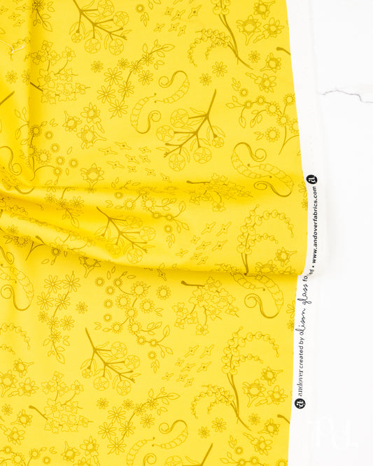 Nestled Light Lichen - Color Camp Grove by Alison Glass - Half Yard Fabric (Preorder)