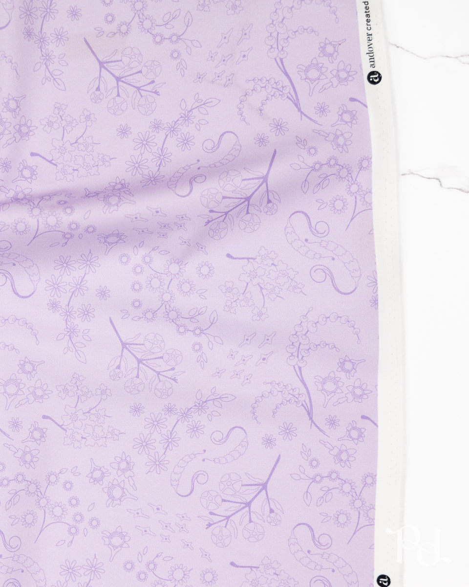 Nestled Lighter Pansy - Color Camp Bloom by Alison Glass - Half Yard Fabric (Preorder)