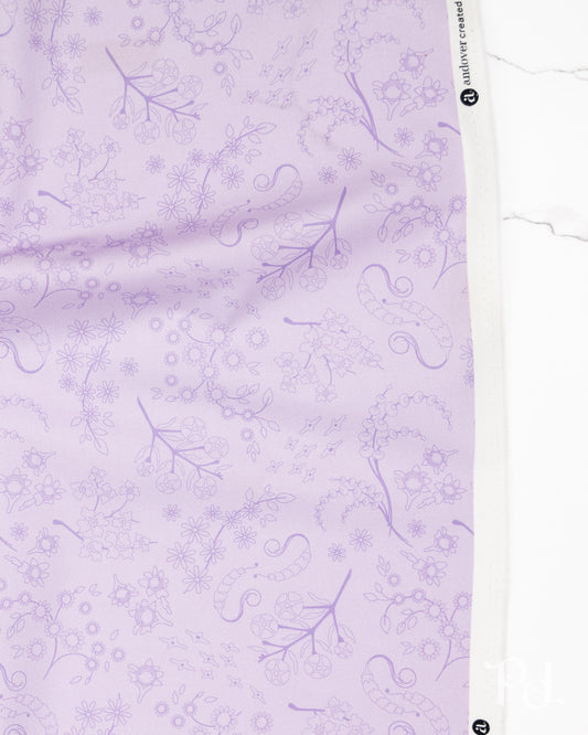Nestled Lighter Pansy - Color Camp Bloom by Alison Glass - Half Yard Fabric (Preorder)
