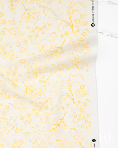 Nestled Lightest Honey - Color Camp Sun by Alison Glass - Half Yard Fabric (Preorder)
