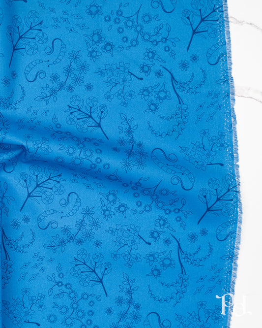Nestled Muted Pond - Color Camp Dusk by Alison Glass - Half Yard Fabric (Preorder)