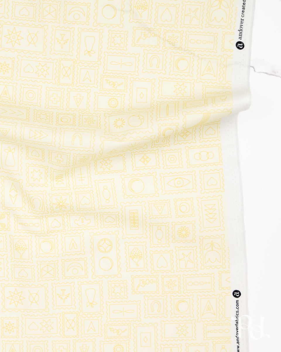 Postcard Lightest Lichen - Color Camp Grove by Alison Glass - Half Yard Fabric (Preorder)