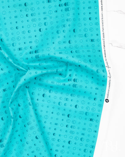 Scout Aqua - Color Camp Grove by Alison Glass - Half Yard Fabric (Preorder)