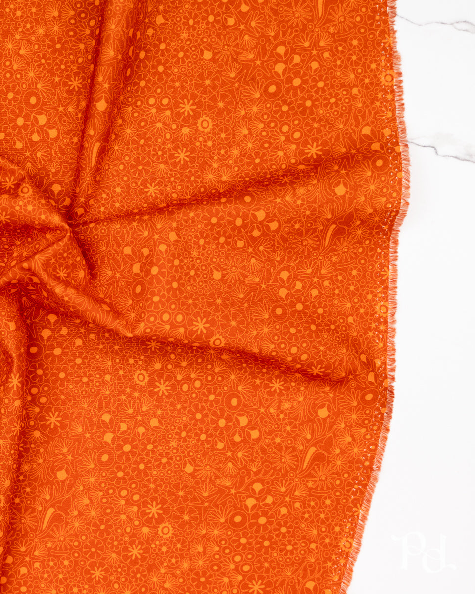 Shallows Dark Tiger - Color Camp Sun by Alison Glass - Half Yard Fabric (Preorder)