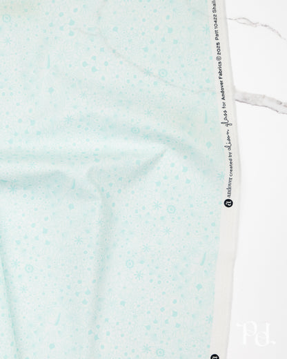 Shallows Lightest Aqua- Color Camp Grove by Alison Glass - Half Yard Fabric (Preorder)