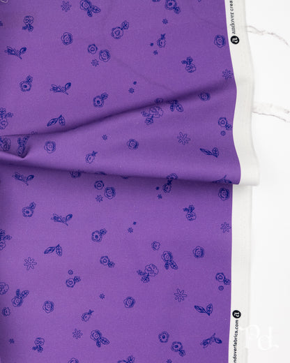 Sprig Amethyst - Color Camp Bloom by Alison Glass - Half Yard Fabric (Preorder)
