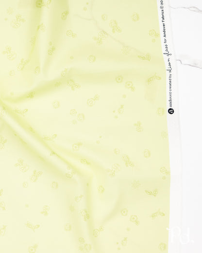 Sprig Lighter Grass - Color Camp Grove by Alison Glass - Half Yard Fabric (Preorder)
