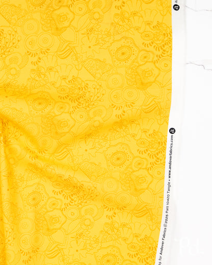Tangle Light Honey - Color Camp Sun by Alison Glass - Half Yard Fabric (Preorder)