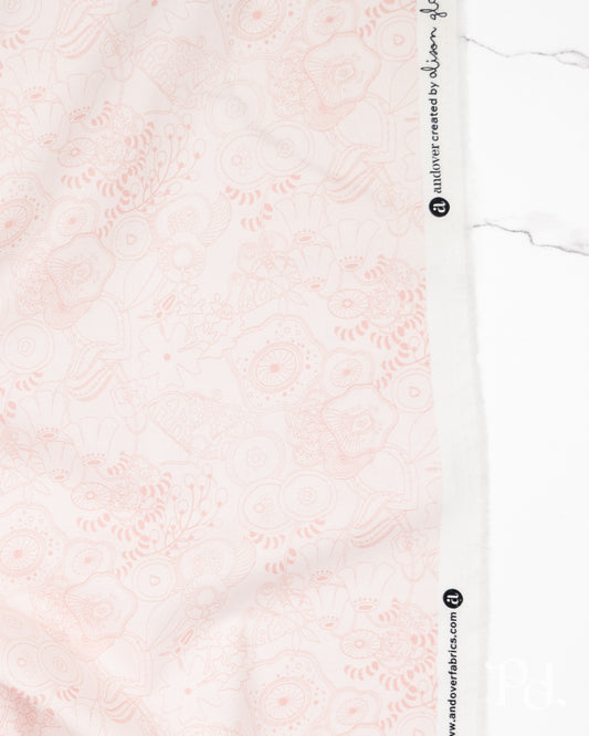 Tangle Lightest Poppy - Color Camp Sun by Alison Glass - Half Yard Fabric (Preorder)