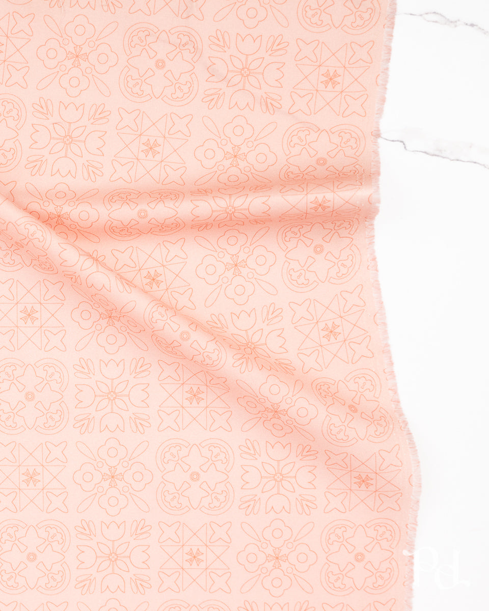 Bandana Lighter Poppy - Color Camp Sun by Alison Glass - Half Yard Fabric (Preorder)