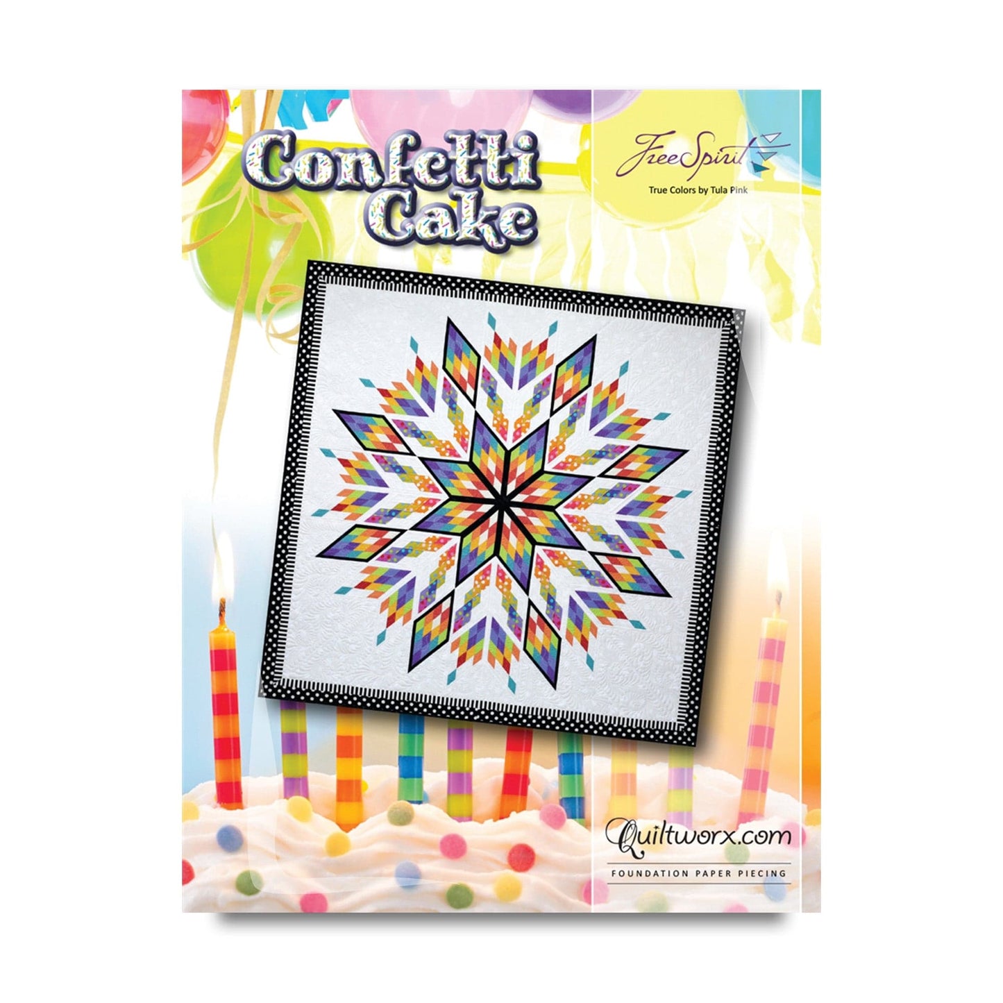 Confetti Cake Pattern - Quiltworx - JNQ00252P11-WS - Printed Pattern