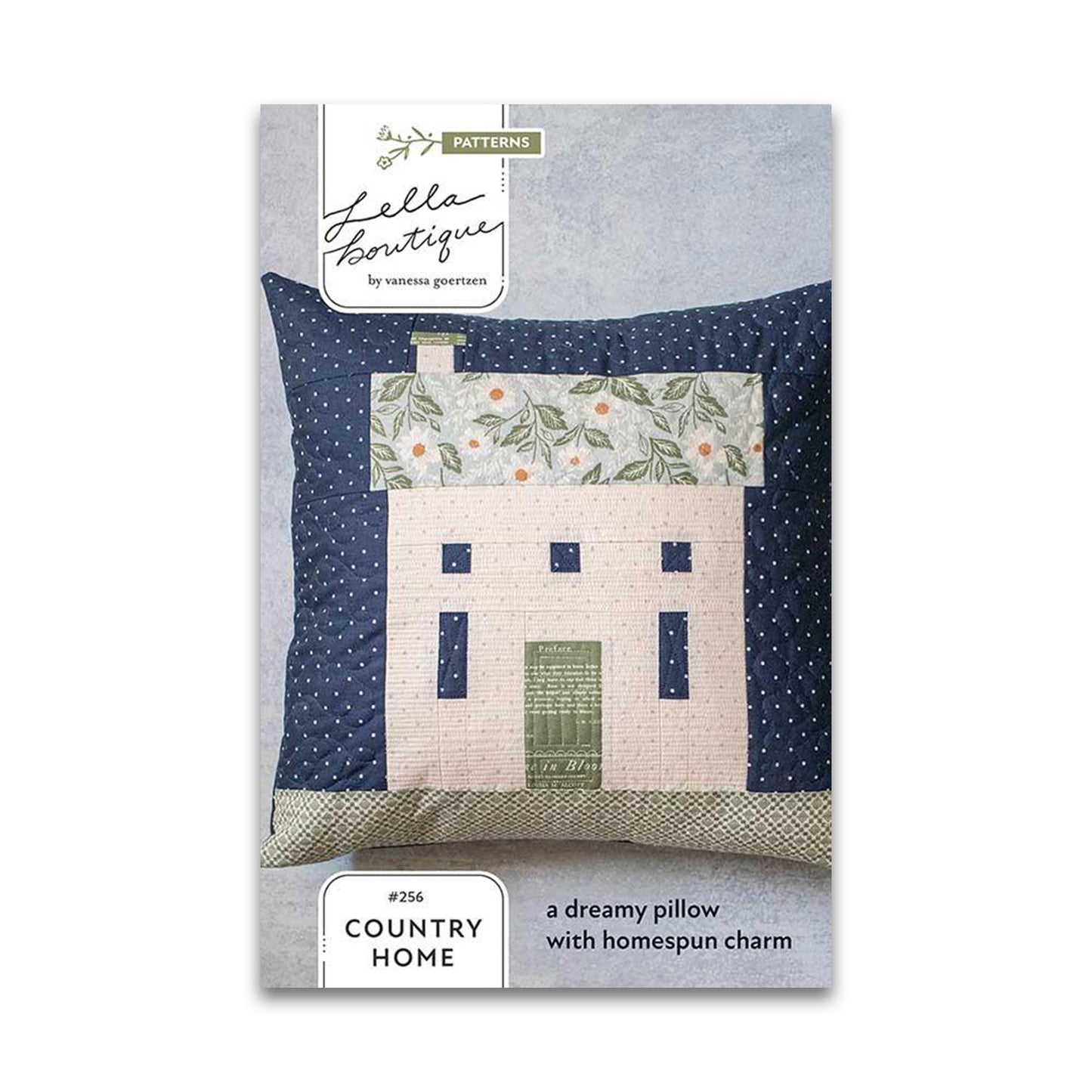 Country Home Pillow Pattern - Lella Boutique - LB 256 - Printed Pattern
