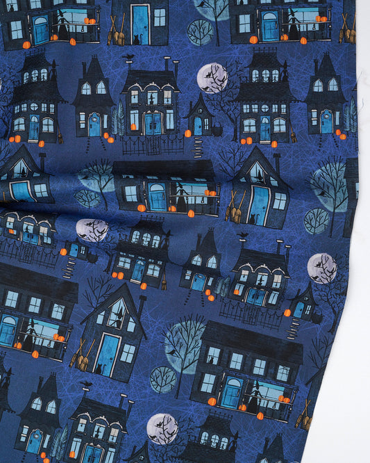 Witch Village Midnight - Coven by Robin Pickens - Half Yard (Preorder)