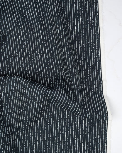 Thorny Stripes Onyx quilting fabric, part of the Coven fabric collection by Robin Pickens (SKU: 48806 16)