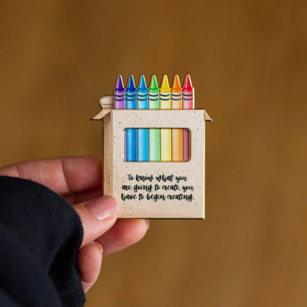 The Gray Muse - Crayon Box Set Interactive - Enamel Pin