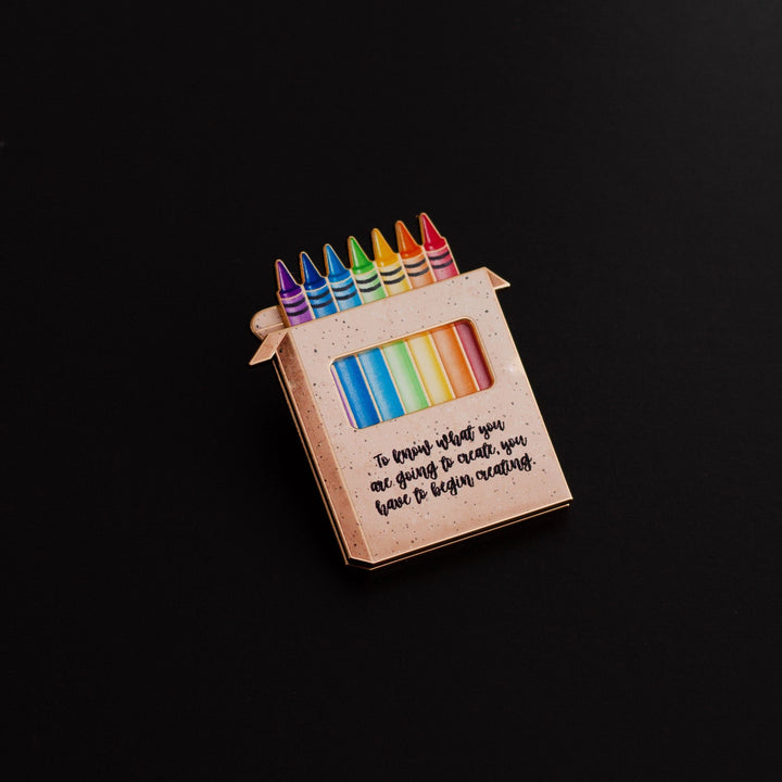 The Gray Muse - Crayon Box Set Interactive - Enamel Pin